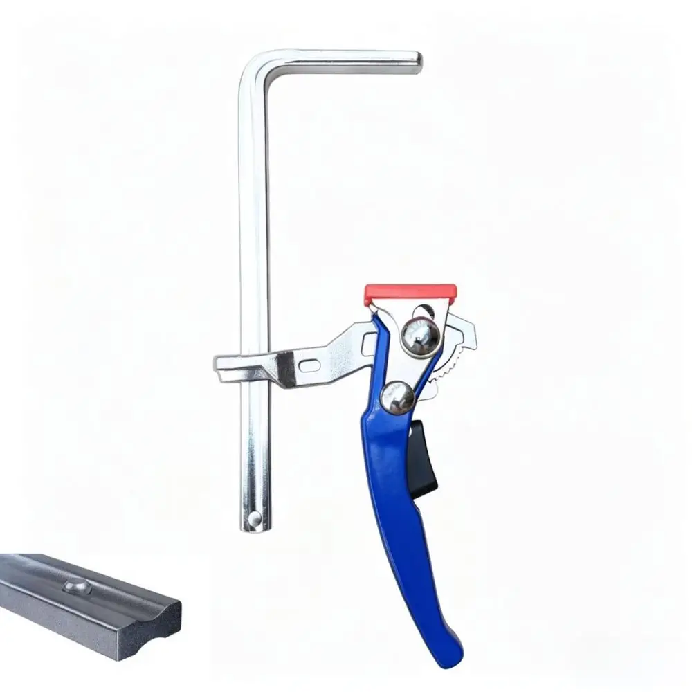 Quick Ratchet Woodworking Clamp Track F Clamp Chrome Vanadium Steel Wood Joint Fixing Tool For Laidomi Craft Woodworking