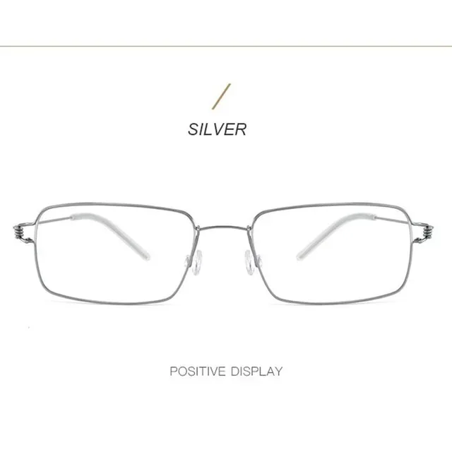 Ultraleichte Titan-Brille, Rahmen für Herren, Retro-Quadratbrille, Damenbrille, Leserezept, Blaulicht-Blockierung + 3,5 + 4,0 – Detail 8