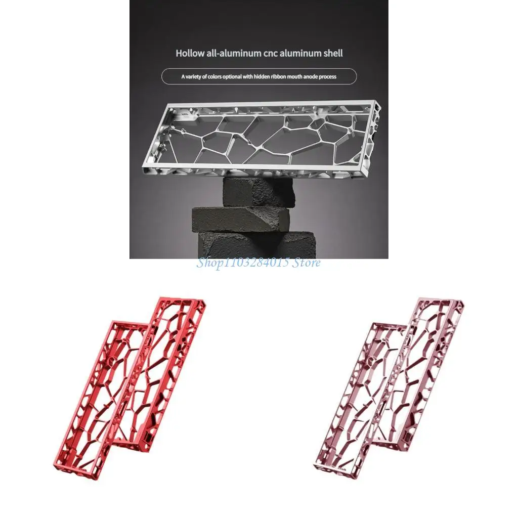 

R6FF Hollow Aluminum Keyboard Housing Case For MAD60/WIN60 Gaming Keyboards