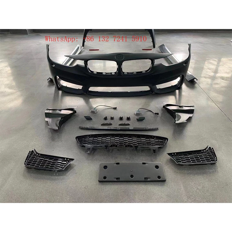 High Performance Suitable for ASPP F30/F35 M3 body kit, including front bumper, headlights, and body kit.