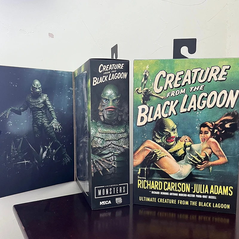 Original NECA Creature from the Black Lagoon Action Figure Horror Film Model Toys Collection Movable Toys Model Hallowen Present