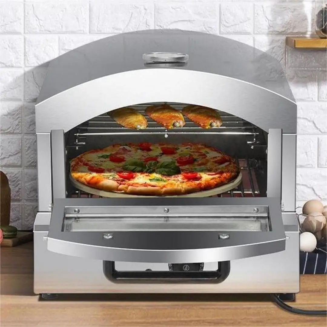 cross-borderMobile Wood Stone Electric Commercial Pizza Oven