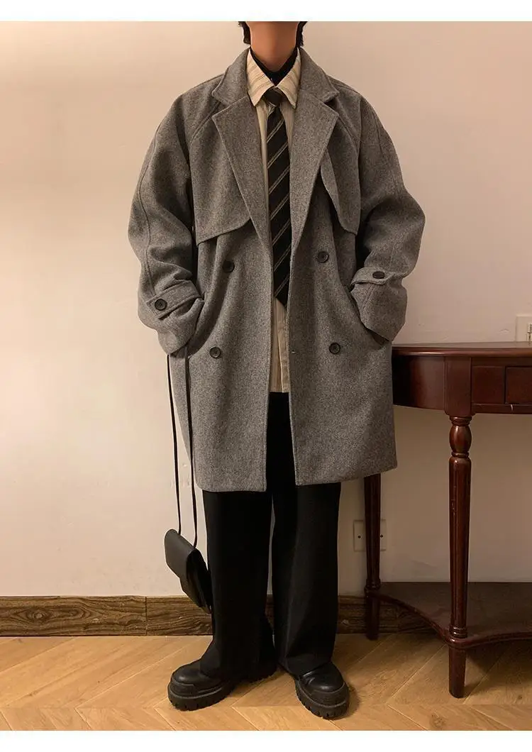 

Мужское зимнее пальто из шерстяной смеси, имитирующее кожу акулы/рыбьую кожу/морскую кожу/морскую шкуру, для моряков