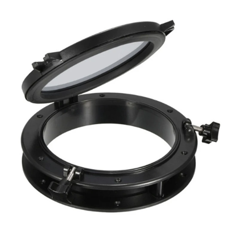 

Marine Boat Yacht Porthole ABS Plastic Round Hatches Port Lights Replacement Windows Port Hole Opening Portlight