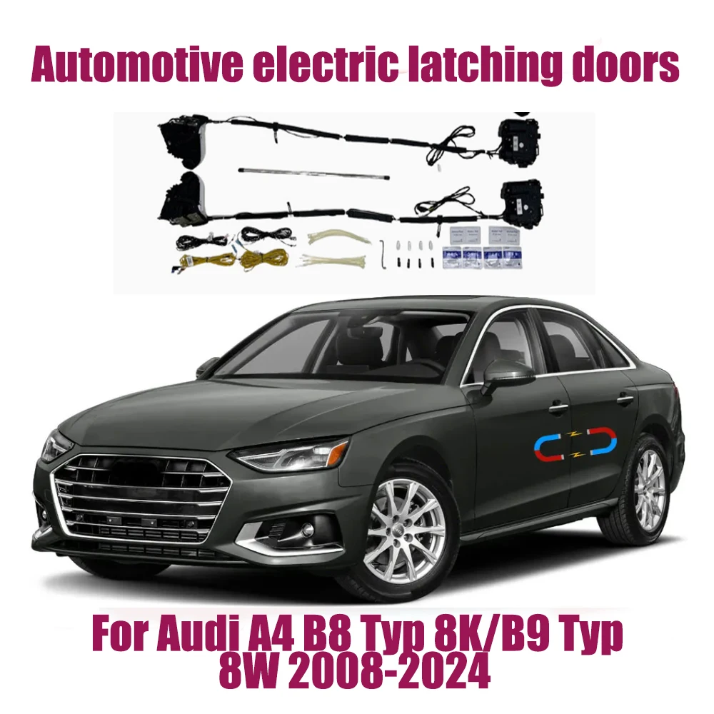 For Audi A4 B8 Typ 8K/B9 Typ 8W 2008-2024 Car Close Doors Super Silence Automatic Suction Door Power-assisted Automatic Door