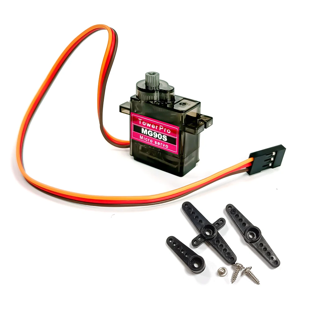 2/4/5/10/20/100 Pcs All Metal Gear MG90S For Rc Helicopter Boat Car MG90 9G Trex 450 RC Robot