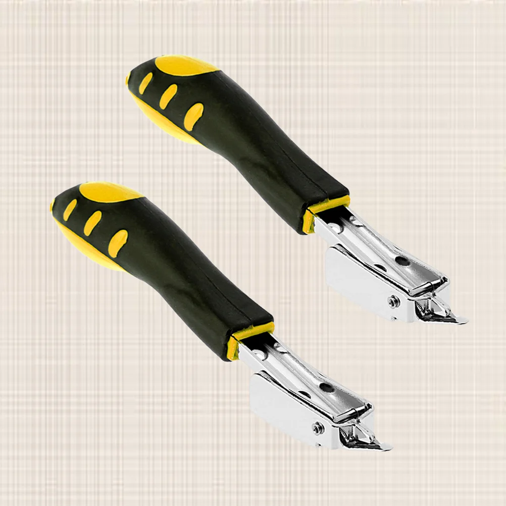 

2Pcs Multi-Function Nail Puller Pliers Robust Metal Build Smooth Operation Anti-Scratch Handle for Daily and Professional Repair