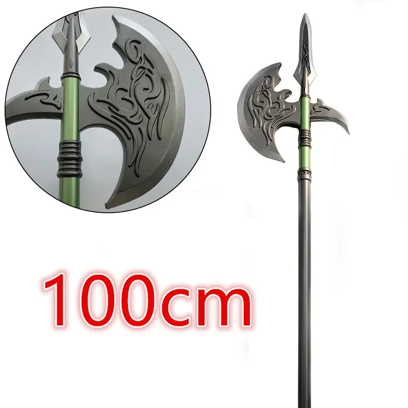 Épée de Tomahawk chinoise pour garçons, arme de odor, trois Kingoters, modèle de jeu en plis, accessoires de couteau, jouets pour enfants, cadeau de cosplay, prairie, 1:1