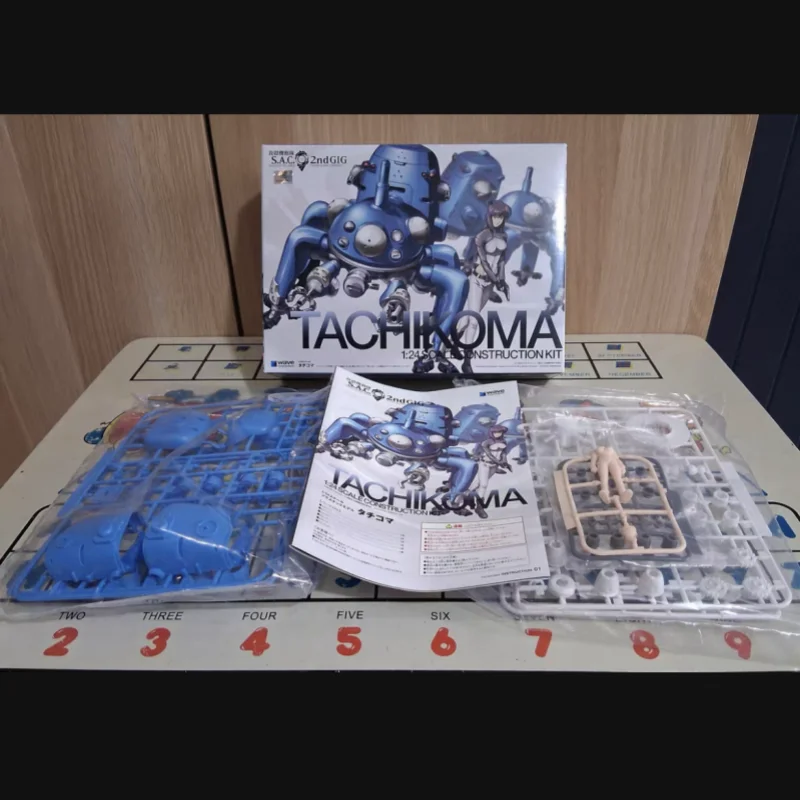 Herdruk Nieuwe Echte Ghost In The Shell Wave 54053 2045 Kk-053 Tachikoma Model Assemblage Robot Saccollection Model Speelgoed Geschenken