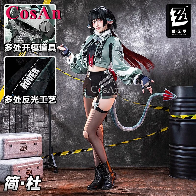 

Костюмы для косплея CosAn Game Zenless Zone Zero Jane Doe, модная милая униформа, наряд для женщин, одежда для Хэллоуина, ролевых игр