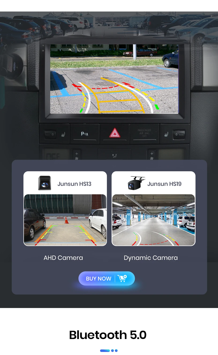 Junsun Autoradio für VW Volkswagen Touareg 2002 2003 - 2010 CarPlay Android Auto FM RDS DSP BT GPS Navi SWC HD IPS Touchscreen Plug & Play Multimedia-Player Freisprecheinrichtung Original-Autostil-Haupteinheit – Detail 16