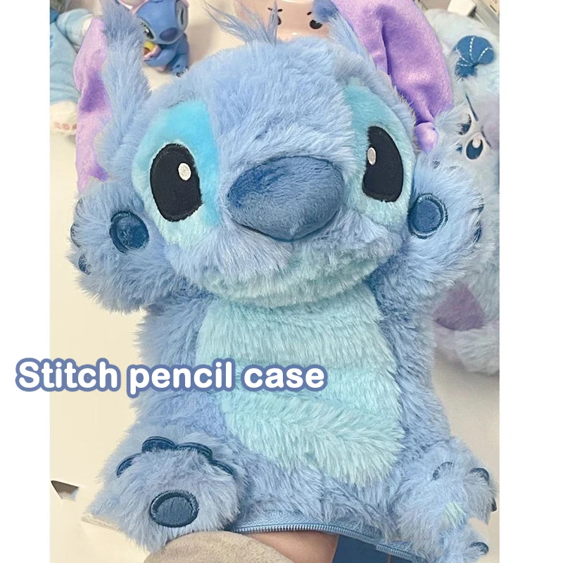 Piórnik Stojący Stitch 2025, Uroczy Organizer na Artykuły Papiernicze z Kreskówkowym Motywem, Duża Pojemność, Przechowywanie na Biurko dla Dziewcząt i Chłopców do Szkoły