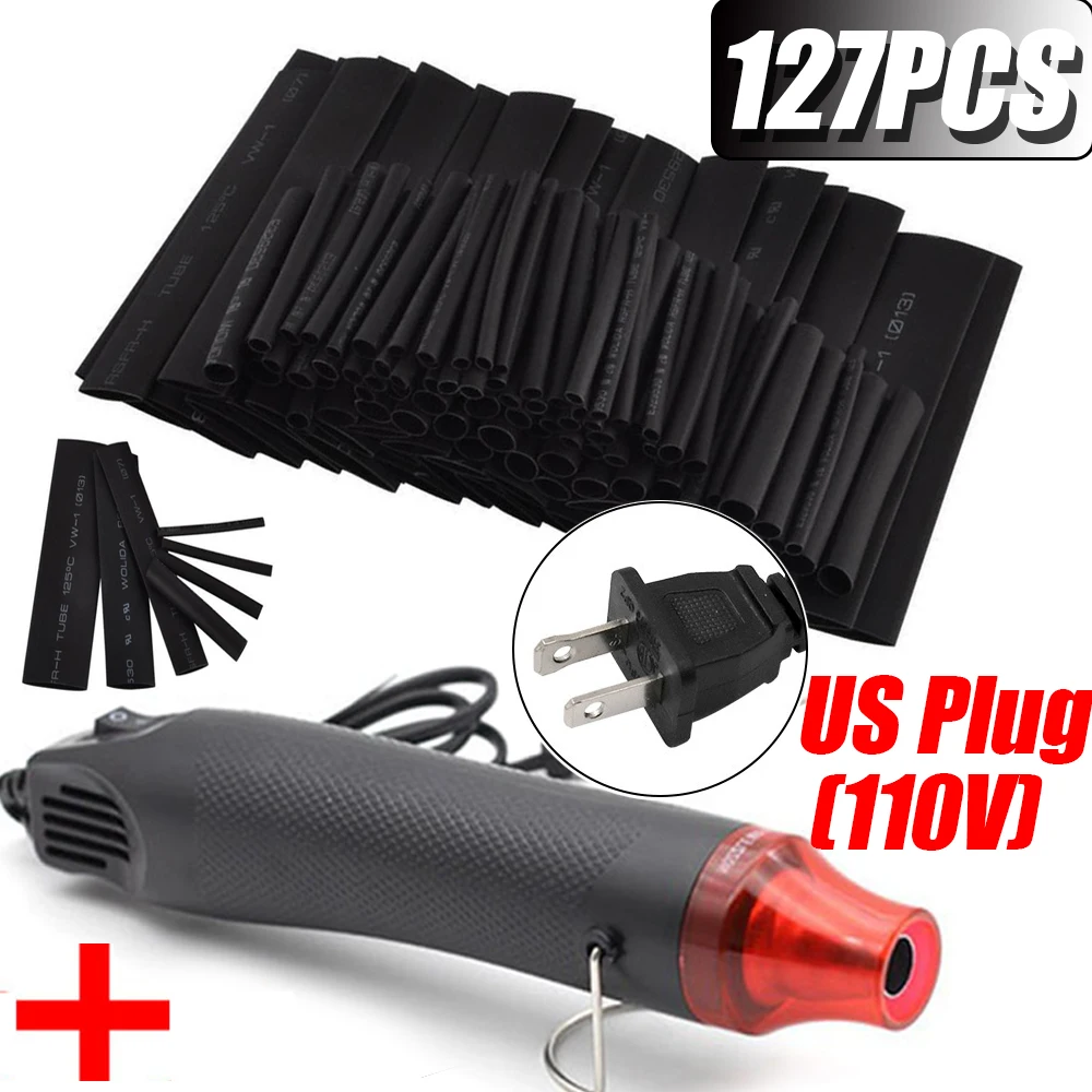 1060/530/127PCS Krimpkous kit 2:1 Krimpbare Draad Krimpfolie Draad Sluit Cover Kabel Reparatie bescherming