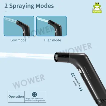 Přenosný ruční bidetový rozprašovač WOWER pro hygienické čištění 2m hadice Shattap dobíjecí cestovní kempingový bidetový sprchový rozprašovač 8 nejlepší prodej Přenosná ruční sprcha - №3
