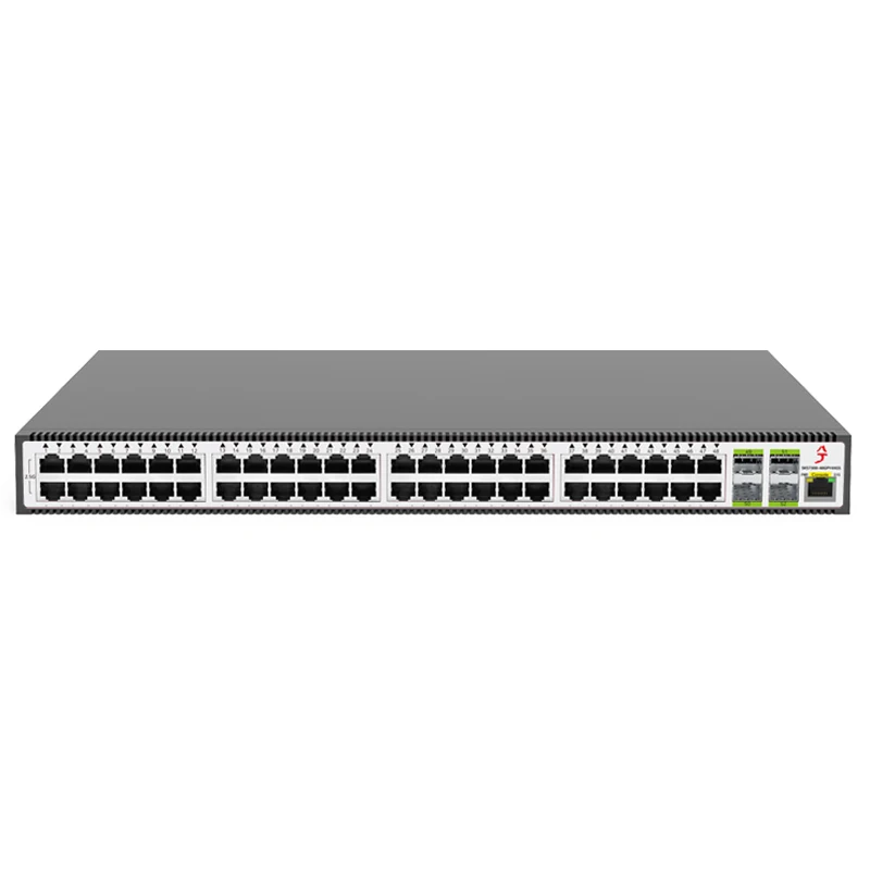 XikeStor 52 Ports 2.5G L2 Managed Ethernet Switch 48*2.5G RJ45 4*10G SFP+Support VLAN Division/Port Aggregation Plug and Play