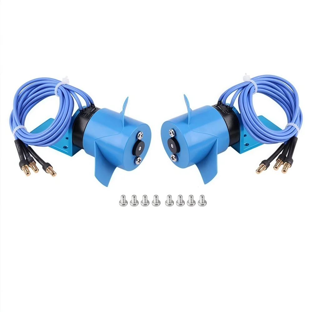 FATJAY Waterdichte 2838 350KV borstelloze buitenlopermotor met 60 mm propeller 2,4 kg stuwkracht voor onderwaterboegschroef E-folie RC-boten