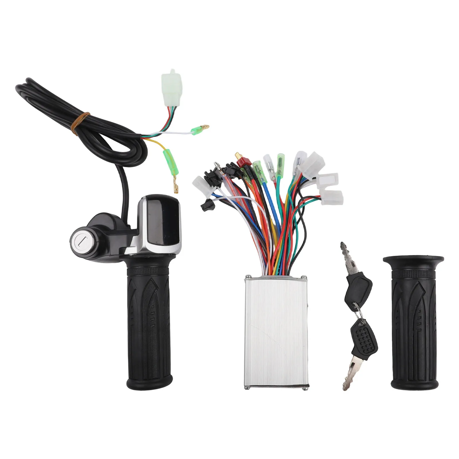 Cycling Accessory Ebike Controller Kit Brushless Motor Controller Kit 15A Brushless Controller Battery Status Display