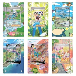 Pokemon Perrin Mew Animation Characters Acrylic Extended Painting Card Brick Anime Classics Game Collection Card Display Stand