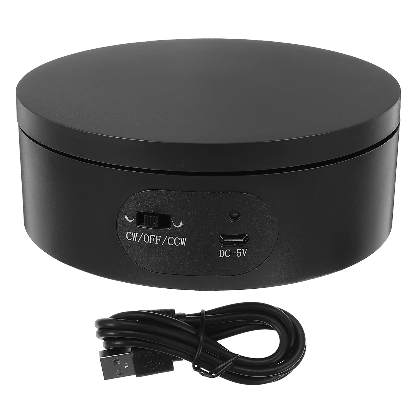 

Rotating Display Stand Jewelry Turntable ABS Material Rotatable Showcase Electronic Photography Station Plastic Modeling Tool