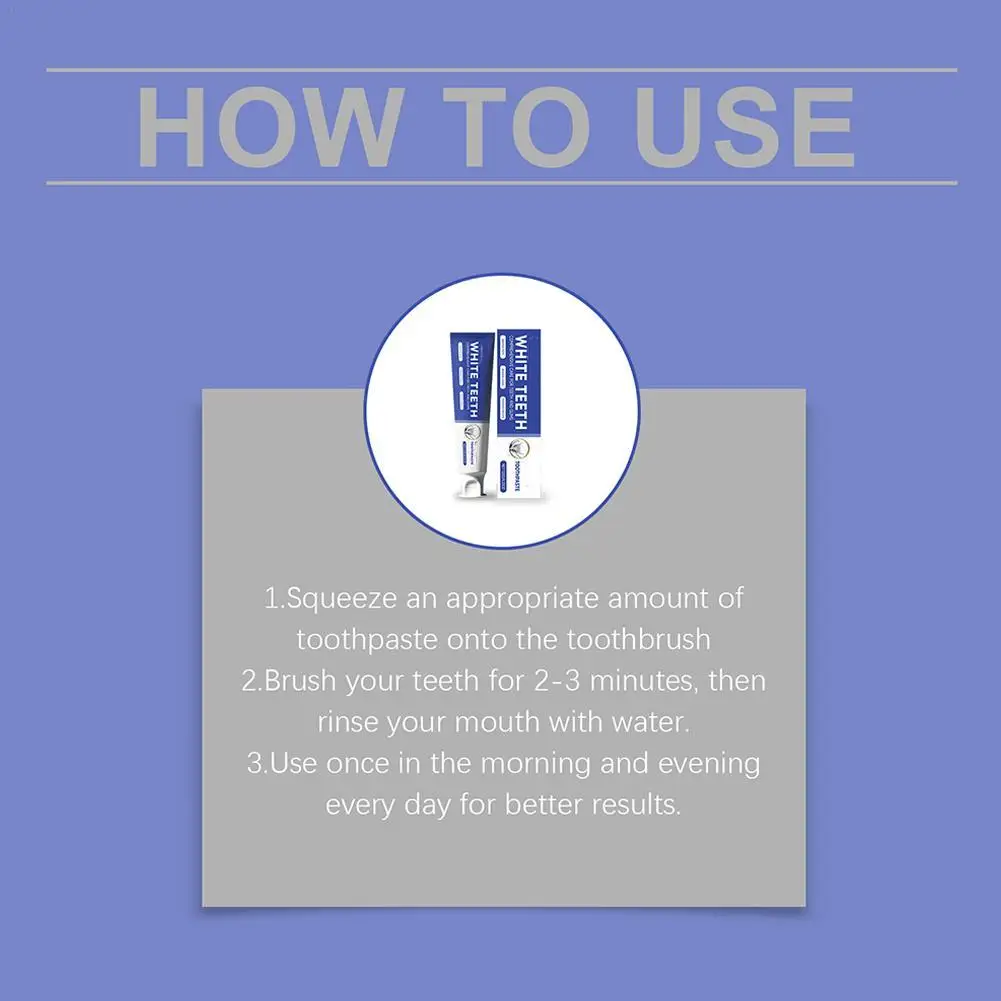 

120g Niacinamide Whitening Toothpaste Refreshing Clean Teeth For Men And Women Fresh Breath Toothpaste To Remove Tooth