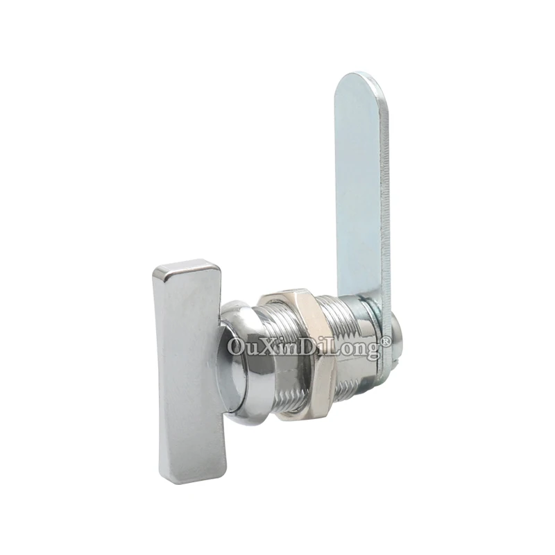 Stock 20PCS Zinc Alloy Cam Locks RV Marine Yacht Non-Locking Thumb Turn Locks Toolbox Mailbox Locker File Cabinet Locks Keyless