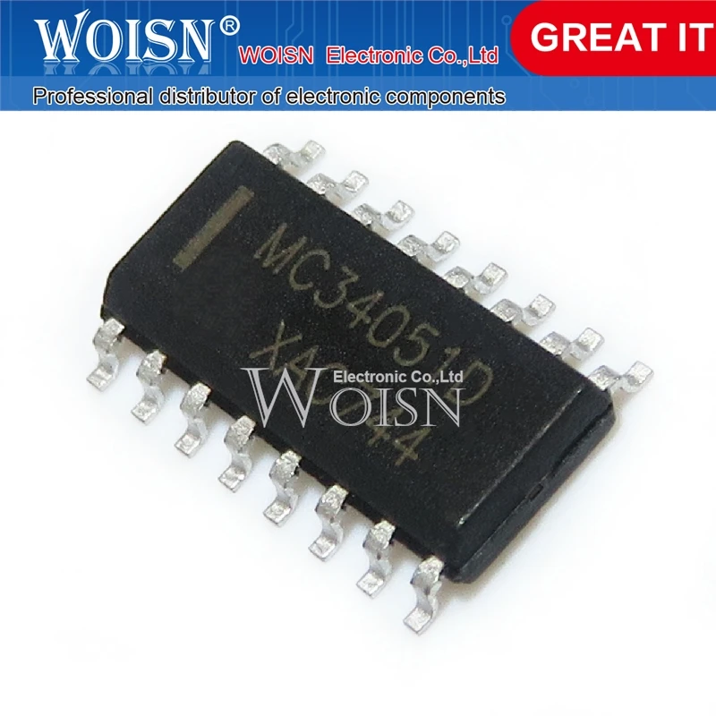 

10PCS MC34051DG MC34051D MC34051 SOP-16-3.9MM