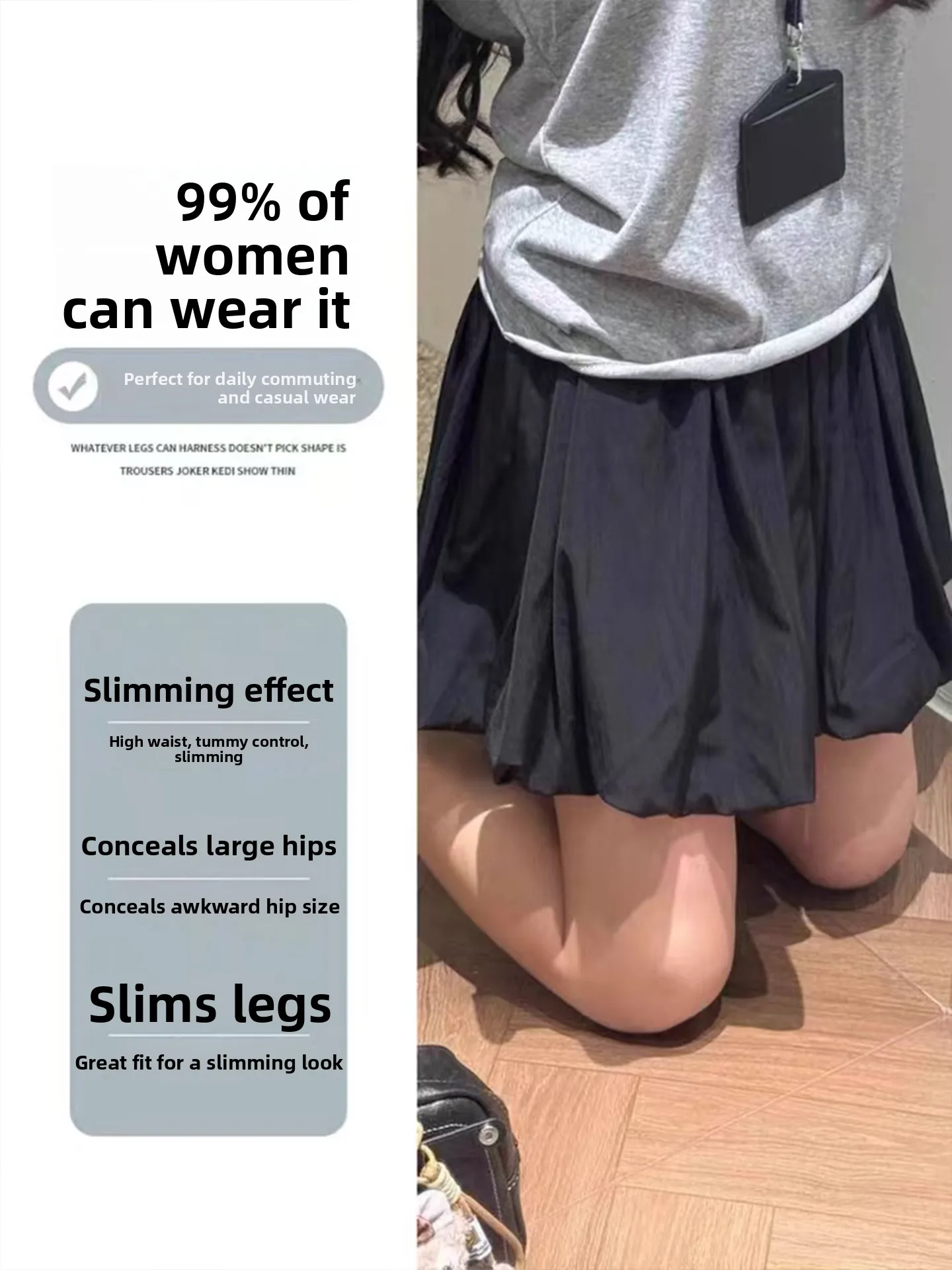 plus Size High Waist Floral Print Half Skirt Women's Summer Casual A-Line Slimming Short Skirt for Heavy Girls up to 200 Pounds