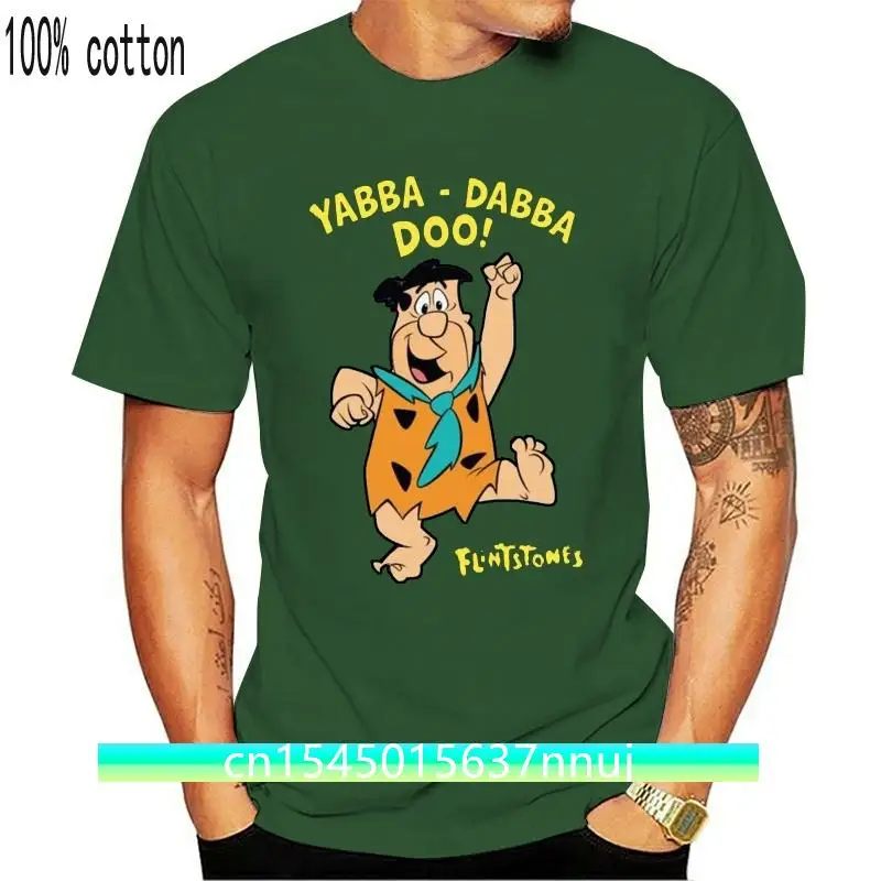 The Flinstones 'yabba Dabba Doo' T Shirt - New & Official! 2019 New Fashion T Shirt Men Cotton