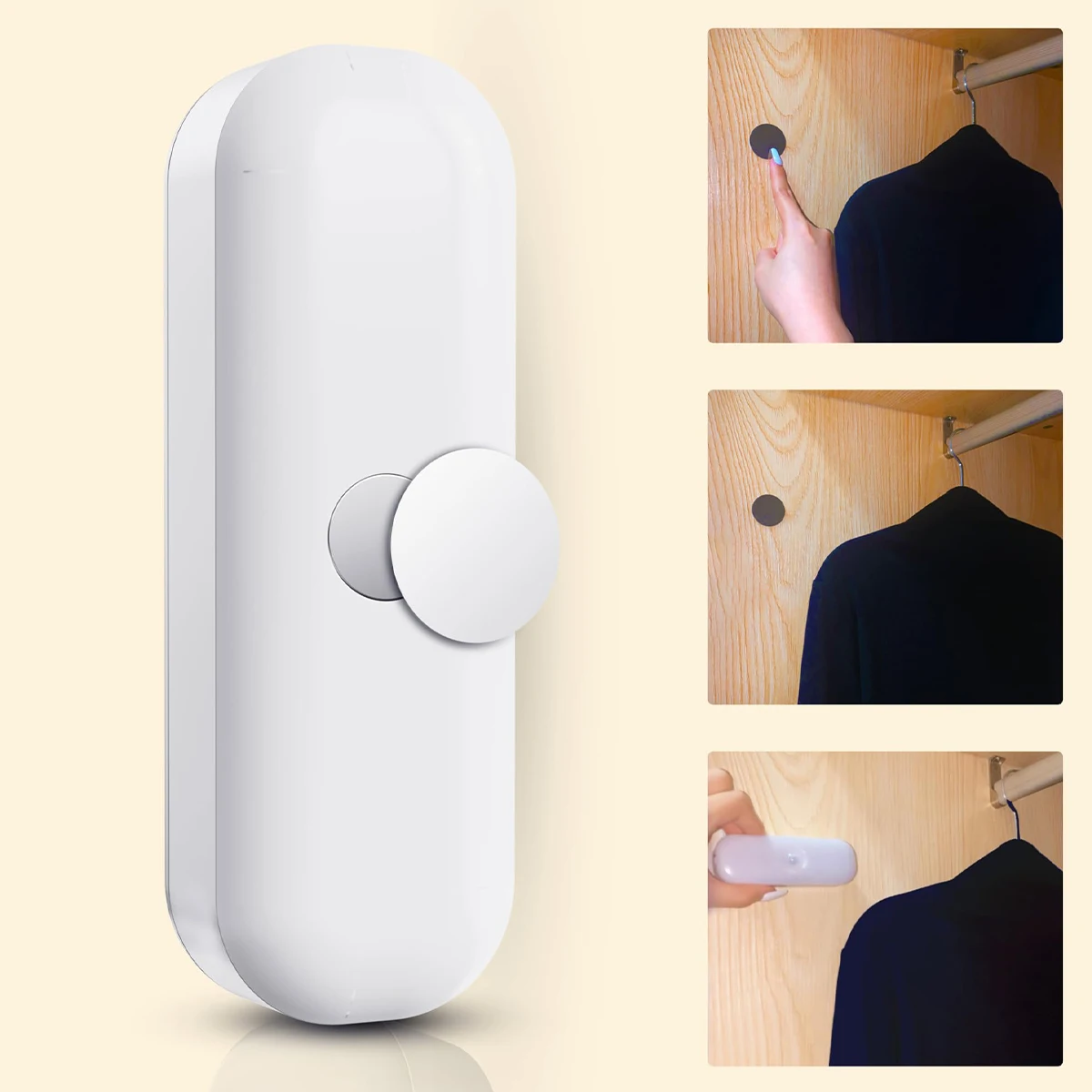 10cm Led Bedside Motion Sensor Night Lamp Light Wardrobe USB Push Button Switch Recarregável Light Auto Switch Com Pir Sem Fio