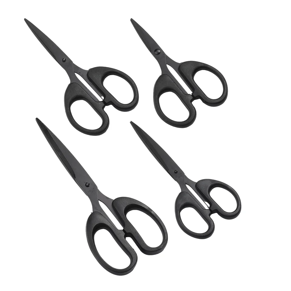 IMAZY مقص شفرة سوداء عالية الجودة حاد صغير مكتب قطع الورق القرطاسية للطلاب الحرف اليدوية اللوازم المدرسية #1