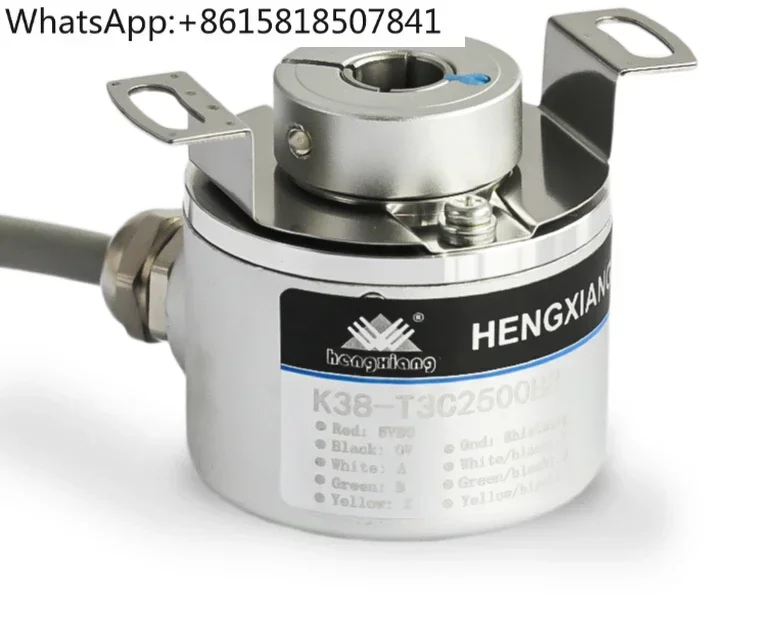 Enkoder obrotowy 1024 PPR, otwór 38mm, enkoder obrotowy z wałem drążonym, 5V, 1024 obr./min