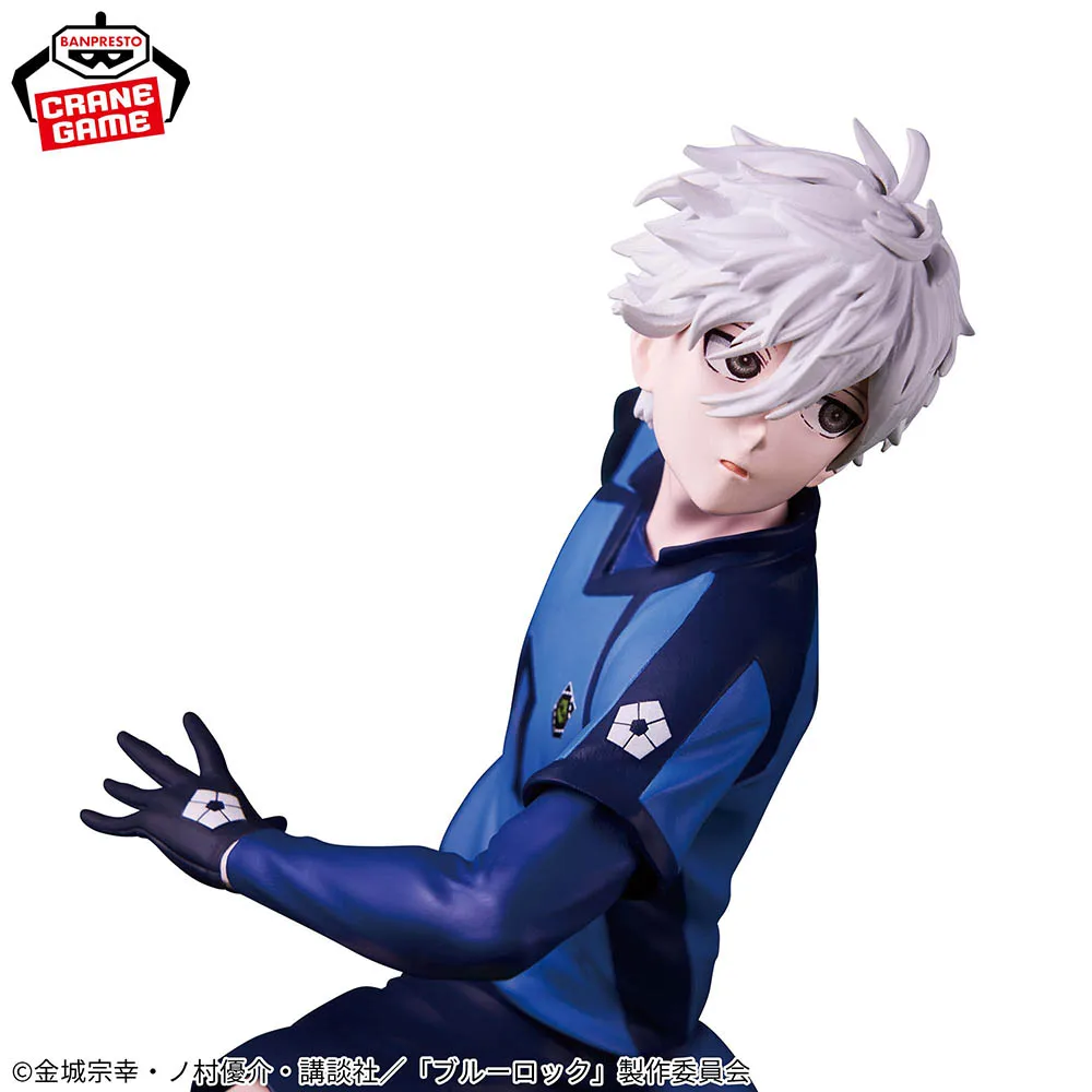 バンダイ真新しいスポット商品アニメブルーロック征士郎ナギフィギュアブルー刑務所 11 マスターピースアニメフィギュアモデル本物の箱入りおもちゃ
