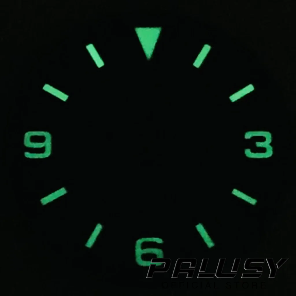 29mm Sky Blue Green Watch Dial Green Luminous For NH35 ETA 2824 2836 Miyota 8215 821A Mingzhu DG2813 3804 Seagull 1612 Movement