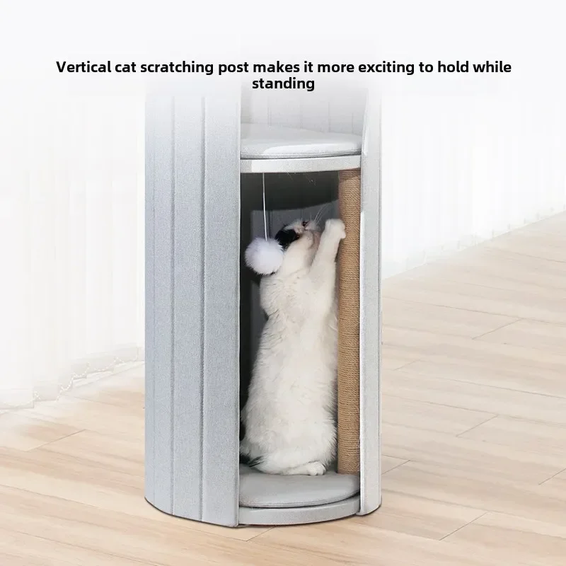 Cat Tree House Cat Climbing Frame All-season Cat House Mat Beds Pet Furniture Pet Supplies Pet Jumping Platform Bunk Beds view 4