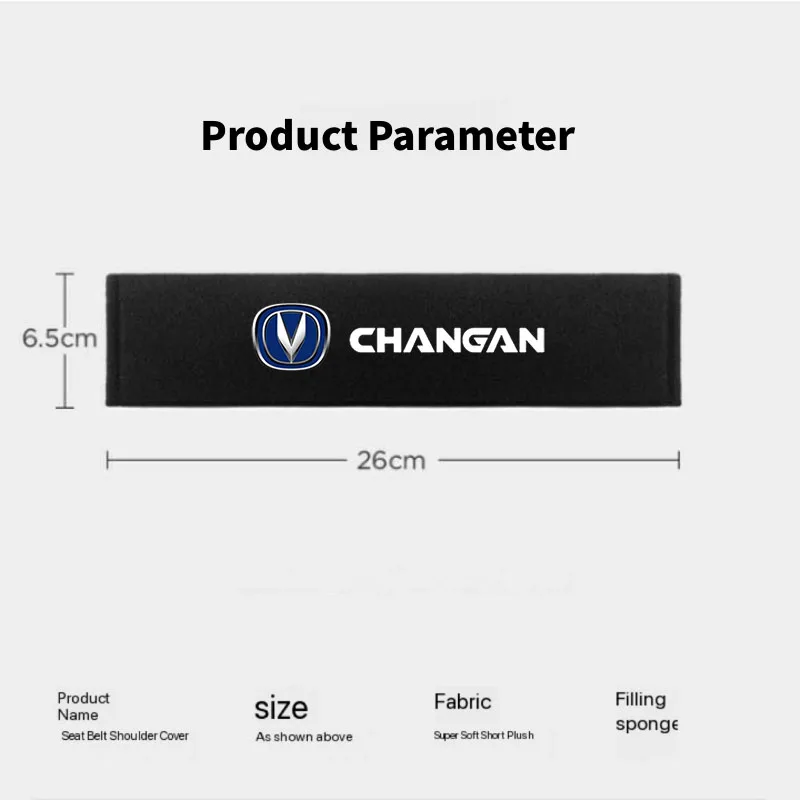 

2Pcs Seat Belt Covers Car Shoulder Pad Seat Belt for Changan CS75 PLUS CS95 CS35 alsvin CS15 CS55 Interior Accessories