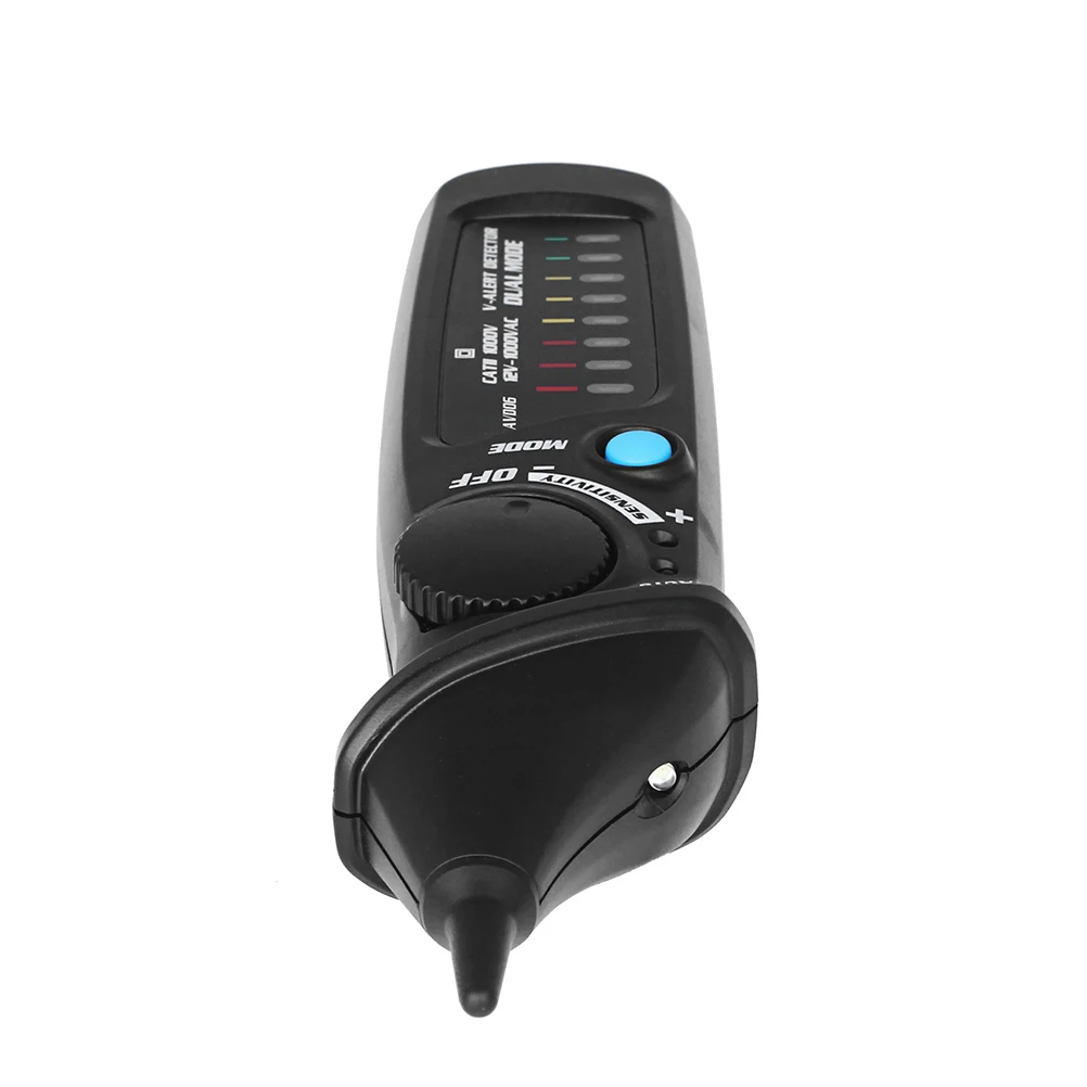 

Non-Contact Voltage Tester Pen 12-1000V Auto Manual Mode Adjustable Sensitivity Ncv Live Wire Locator Led Indicator