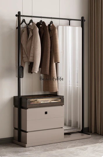 

Minimalist Chest of Drawers Coat Rack Integrated Bedroom Wall Tailstock Storage Cabinet Modern Minimalist