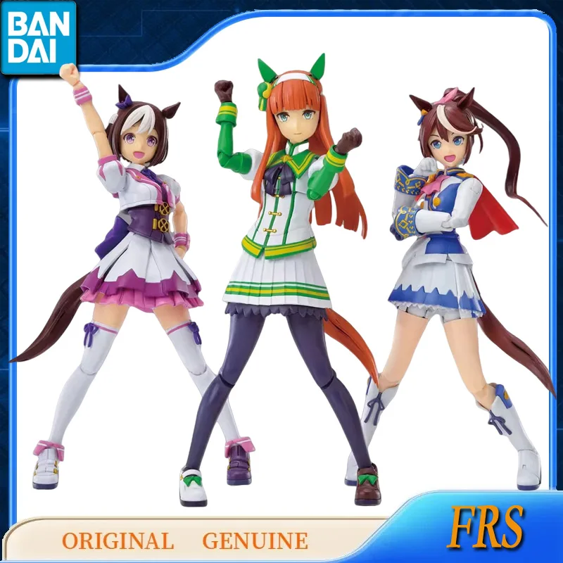 Bandai Original FRS Umamusume Pretty Derby Silence พิเศษสัปดาห์ Tokai Teio อะนิเมะ Action Figures ประกอบชุดเครื่องประดับ