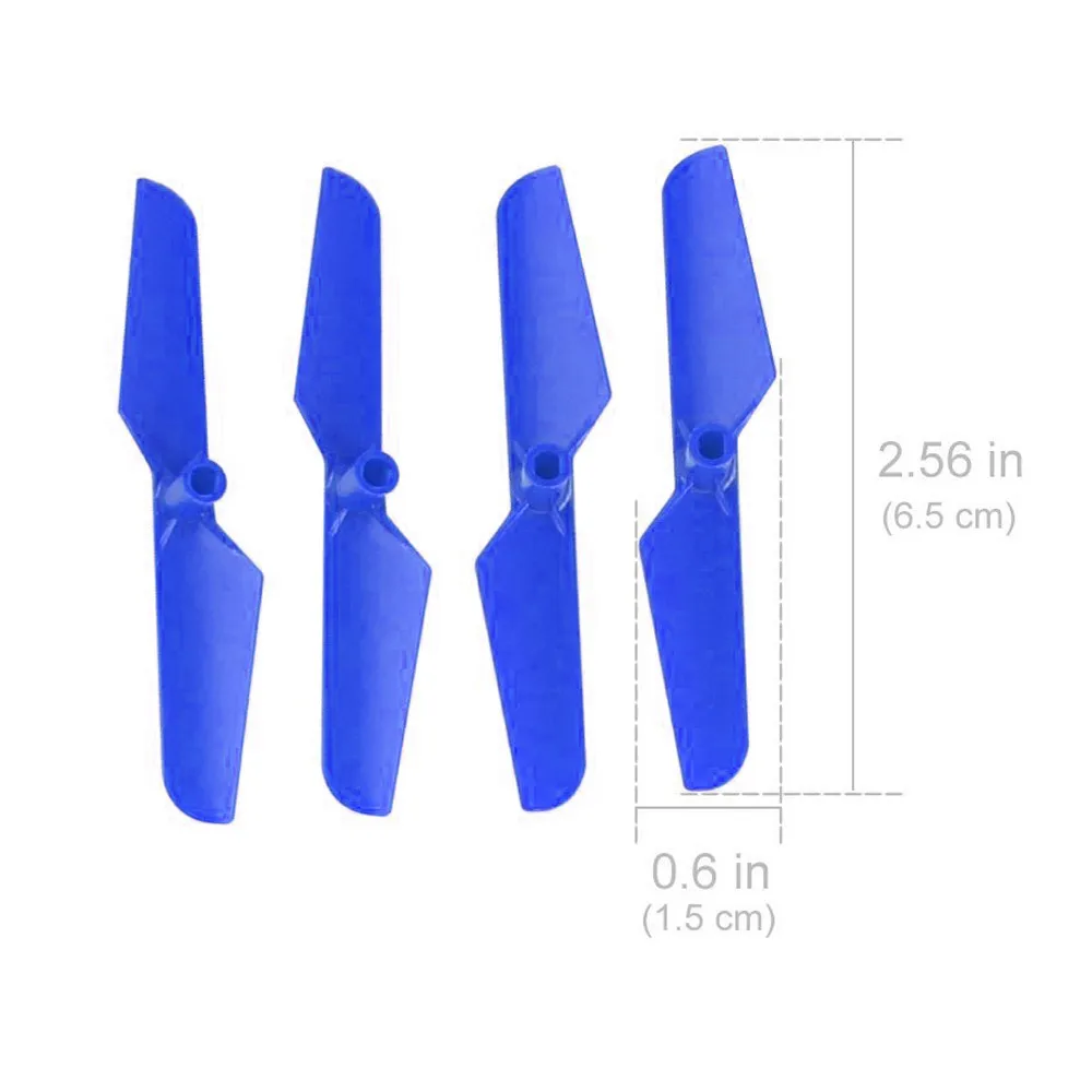 Cuchillas de hélices de 4 piezas para Dron teledirigido, accesorios de repuesto para Dron teledirigido Syma X11 X11C, cuadricóptero plegable estable, envío gratis