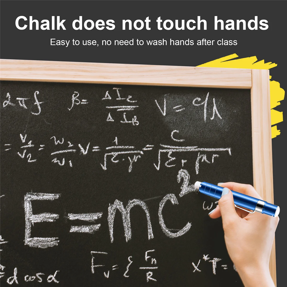 今すぐ購入 1 個ブラックアルミニウム合金チョークキーパーホルダー (ブルー)