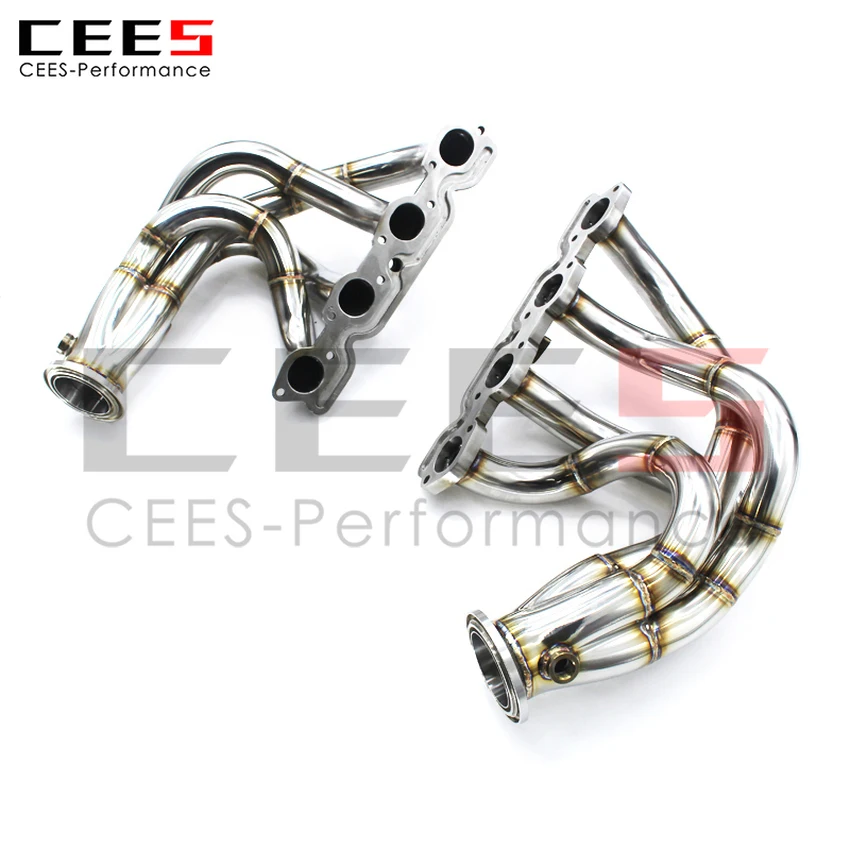 CEES Exhaust System For Ferrari 458 Headers Stainless Steel Test Pipe No cat Downpipe Car Accessories