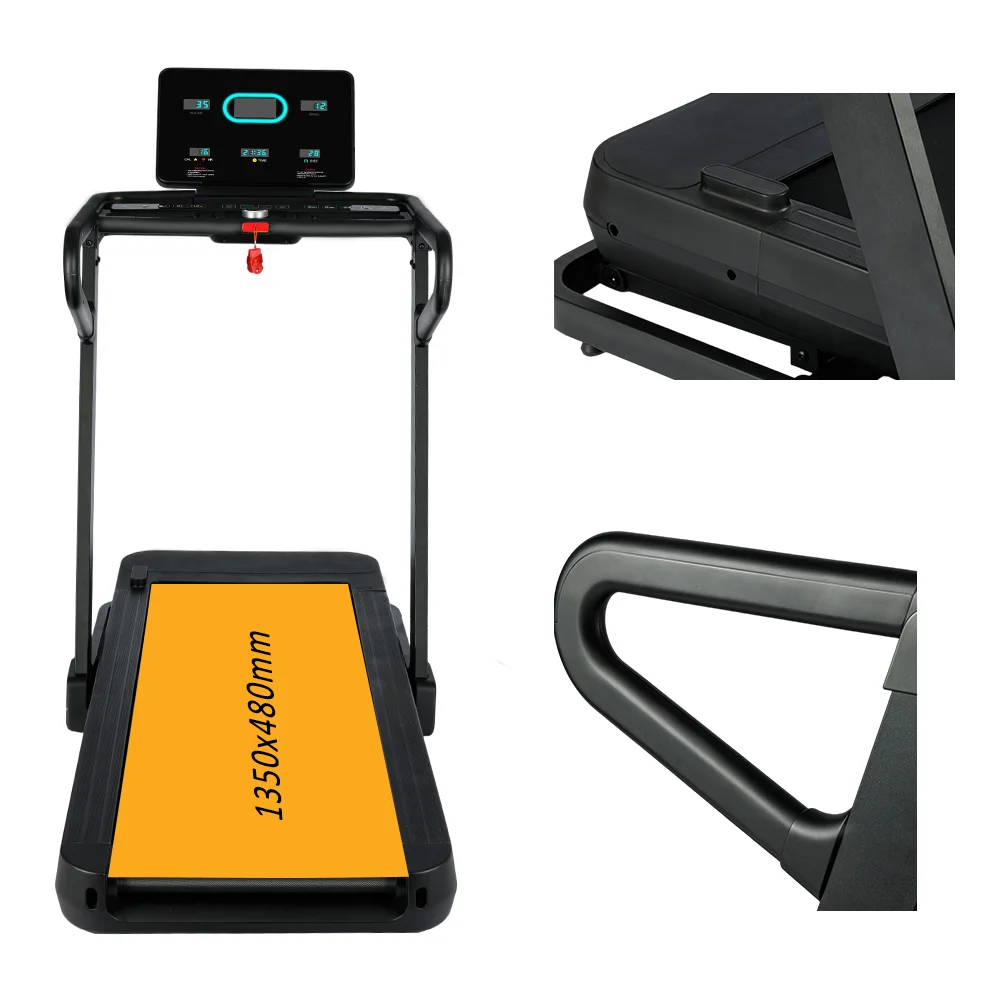 جهاز سير كهربائي ذكي 2025 مزود بميل تلقائي وشاشة LED لآلة المشي في صالة الألعاب الرياضية التجارية التي تتميز بوظيفة السعرات الحرارية