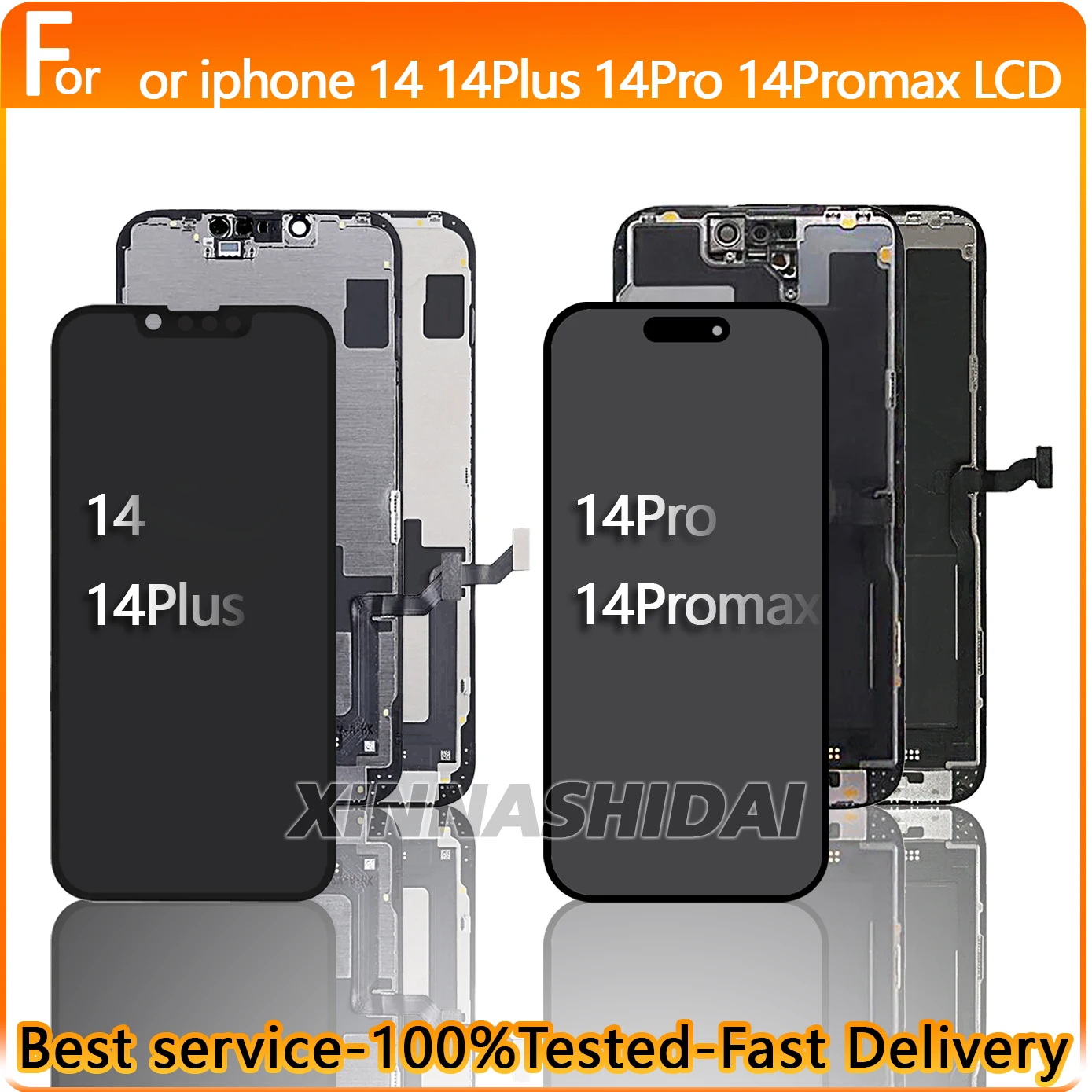 For iPhone14 14plus 14pro 14promax LCD Display With 3D Touch Screen Sensor Panel Assembly Replacement