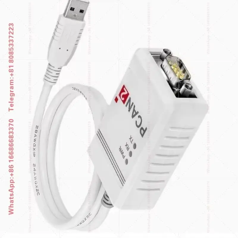 USB CAN Interface Adapter Model IPEH-002022 High-Speed CAN Bus ISO 11898-2 Compatible Automotive Diagnostic Tool