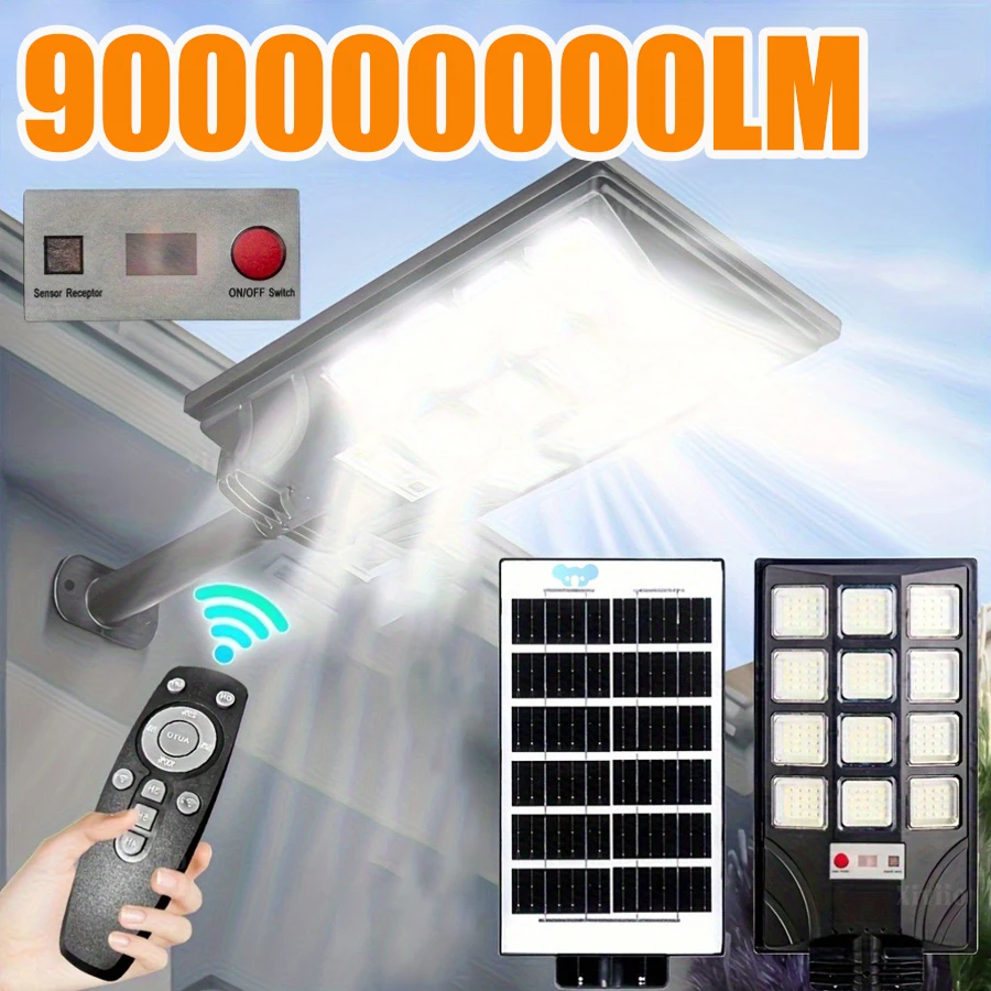 NEWEST 90000000 Upgrade Solar Led Lights Outdoor Solar Lamp With Motion Sensor Waterproof Solar Garden Light Street Yard Lantern