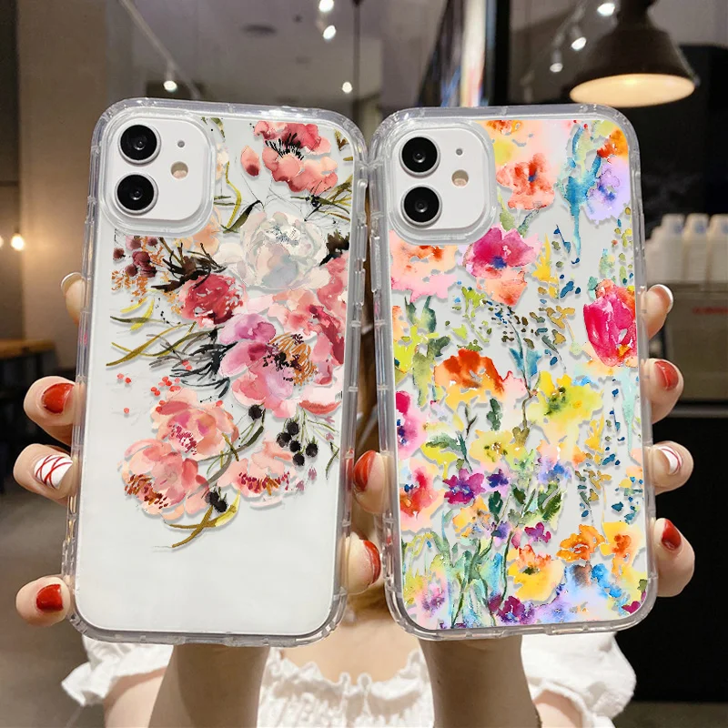 Flower Case For Xiaomi Redmi Note 12 Pro 11 10 9 8 Pro 13C 12C Case Xiaomi 11T 12T 13T Pro 12 11 Lite Poco F5 X5 X3 Pro Cover