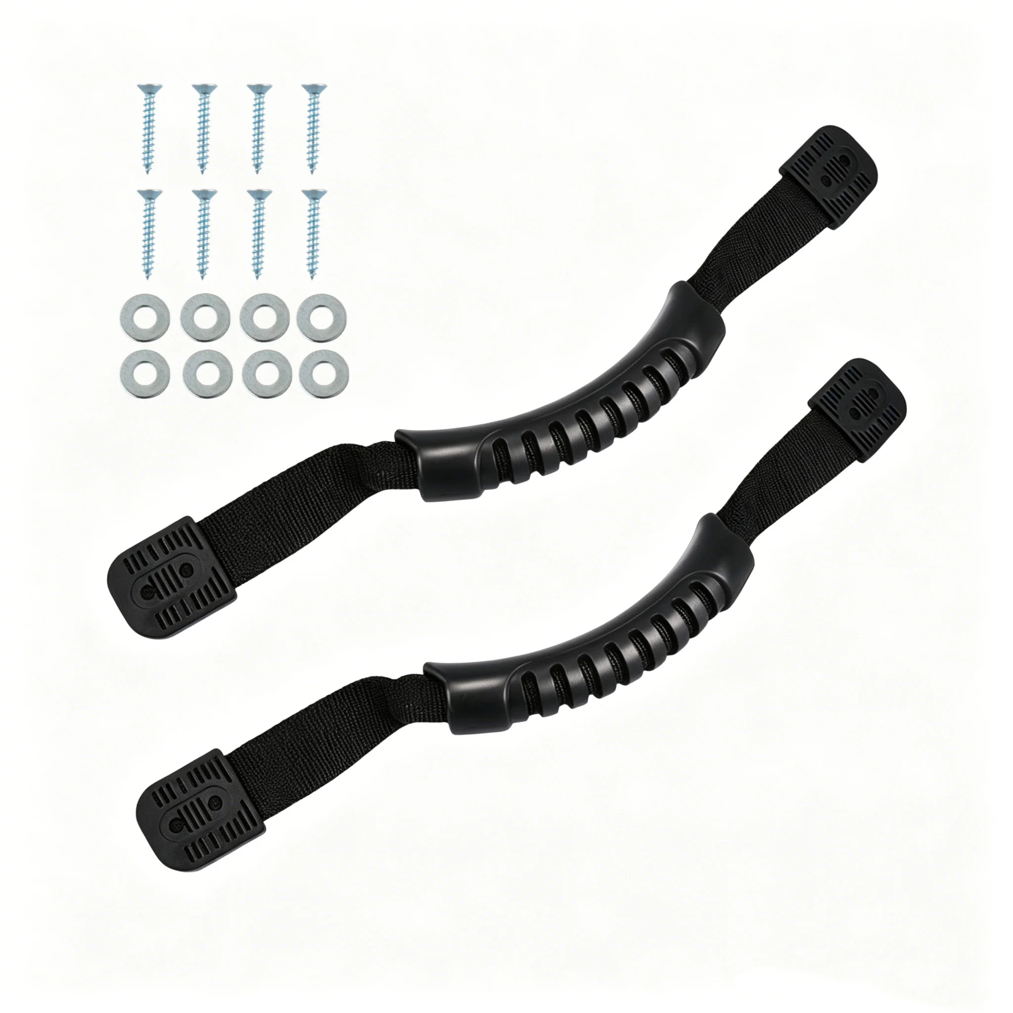 2Pcs Canoe Carrying Handle, Canoe Accessory PVC Eco-Friendly Handle, Installation Screws for Delivery