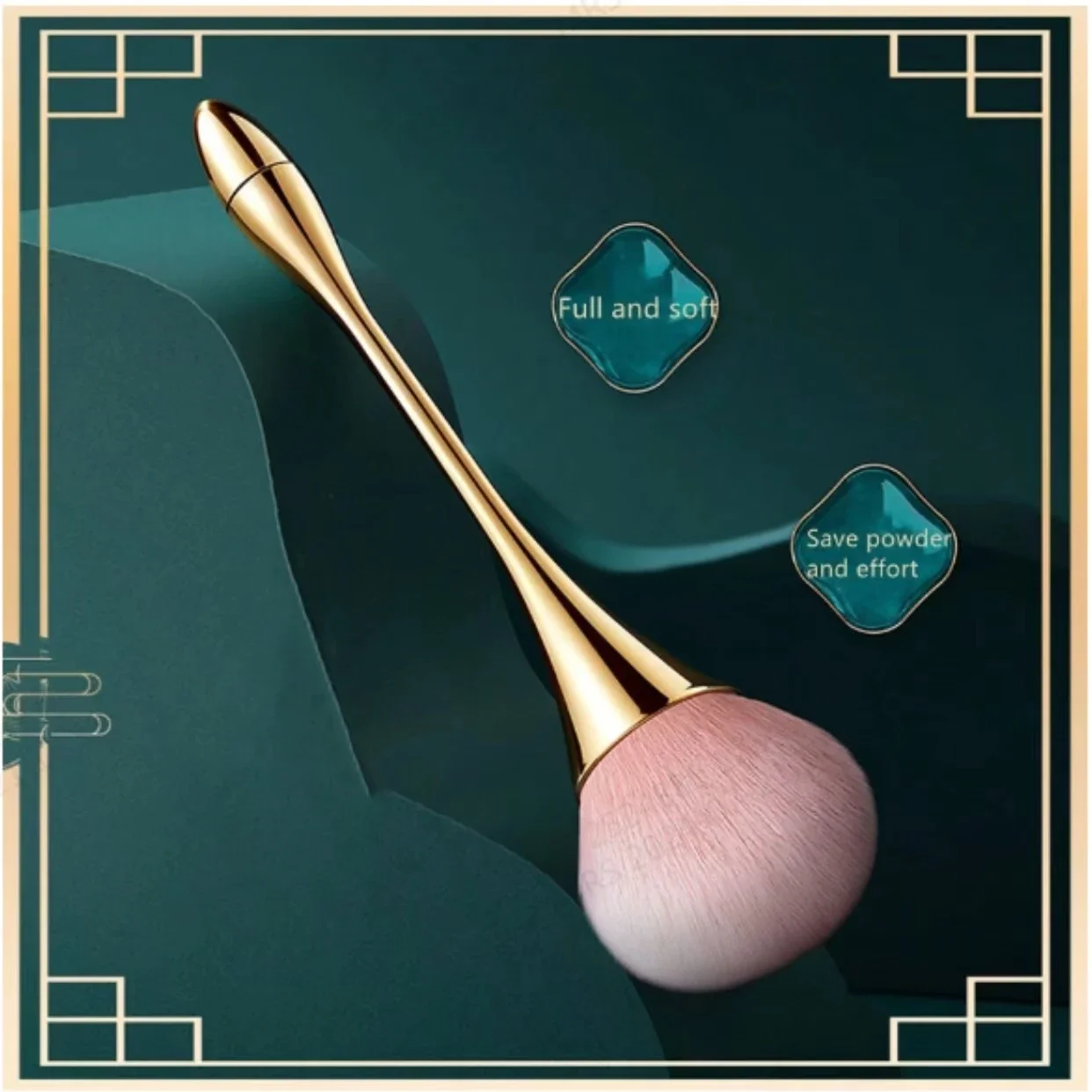 

Small Waist Loose Powder Brush Fluffy Soft Hair Blush Brush Setting Powder Beauty Tool