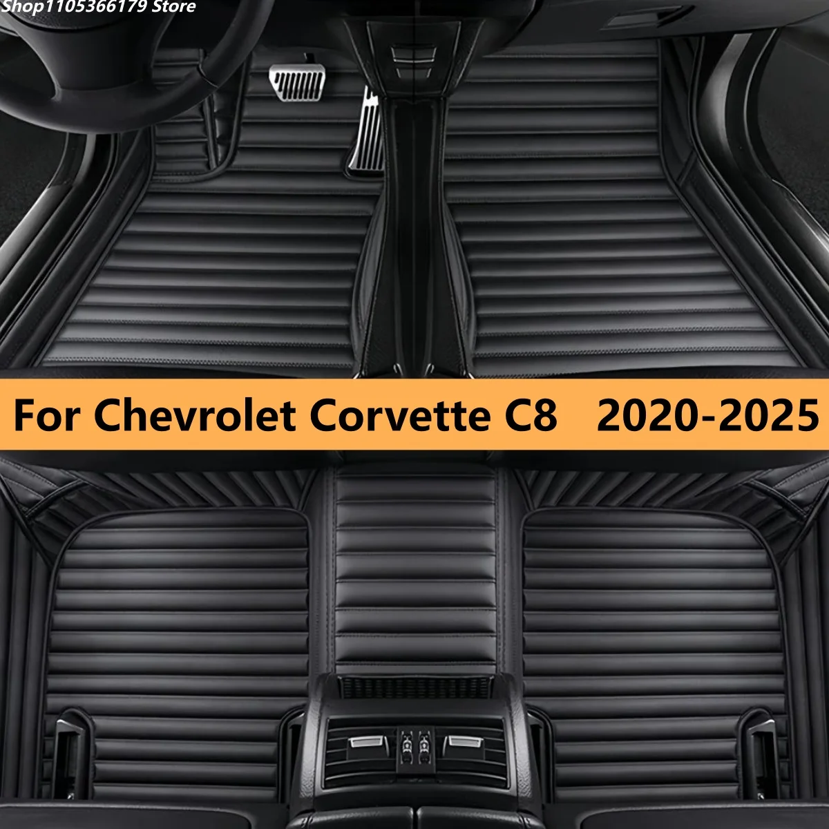 

Автомобильные коврики для Chevrolet Corvette C8 2020-2025: универсальные коврики для мужчин и женщин, аксессуары для автомобиля