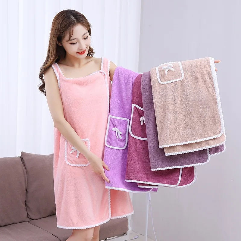 Damen-Badetücher, tragbare Badetücher für Mädchen, 80 x 145 cm, schnell trocknend, für Bad, Strand, Spa, Bademäntel, Waschkleidung, Dusch-, Bade- und Fitnesshandtücher